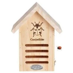 Merkloos Insectenhotel - Voor Lievenheersbeestjes - Vurenhout - 23 Cm