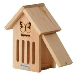 Merkloos Insectenhotel - Voor Vlinders - Vurenhout - 23 Cm -Exporteren Tuin & Thuis Decor Winkel 1000000598 0102