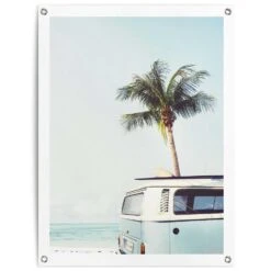 Tuinposter Summer Vibe 80x60 Cm Blauw