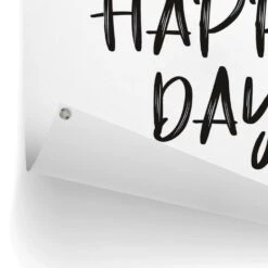 Tuinposter Fijne Dag 80x60 Cm Zwart-Wit -Exporteren Tuin & Thuis Decor Winkel 1000006188 0102