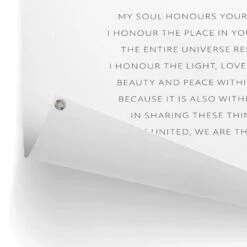 Tuinposter Namasté 80x60 Cm Zwart-Wit -Exporteren Tuin & Thuis Decor Winkel 1000006197 0102