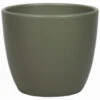 Floran Plantenpot - Groen - Mat - Keramiek - 19 X 17 Cm