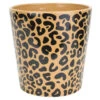 Cosy & Trendy Bloempot - Keramiek - Luipaard Print - 11 X 11 Cm