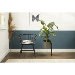 Lifa Living Lage Plantenbak Met Zwart Metalen Frame En Grijze Bak -Exporteren Tuin & Thuis Decor Winkel 1000025043 0102