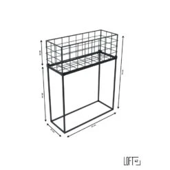 LOFT42 Atlanta Plantentafel - Zwart - Metaal -Exporteren Tuin & Thuis Decor Winkel 1000032405 0103