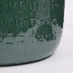 Mica Decorations Floyd Bloempot - H21 X Ø24 Cm - Groen -Exporteren Tuin & Thuis Decor Winkel 1000033990 0110