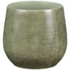 Mica Decorations Oliver Bloempot - H22 X Ø24 Cm - Terracotta - Groen