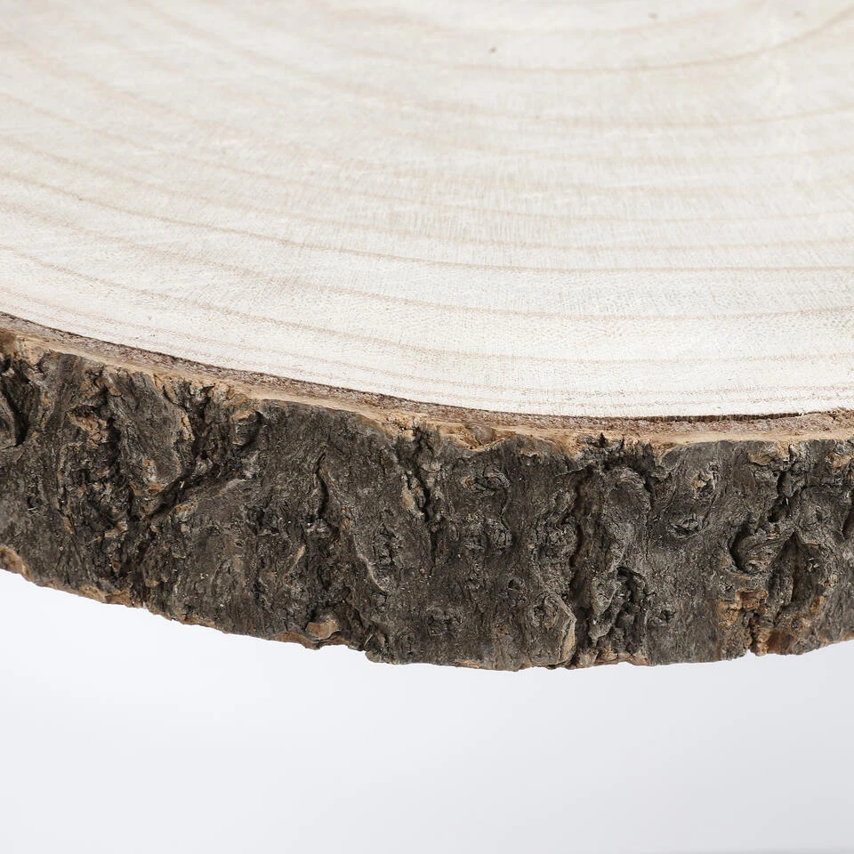 Mica Decorations Pia Boomstam Bijzettafel - H14 X Ø40 Cm - Lichtbruin 3 Mica Decorations Pia Boomstam Bijzettafel - H14 X Ø40 Cm - Lichtbruin - Afbeelding 3