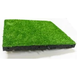 Rubber Tegel Met Kunstgras Toplaag 55 Mm - 50x50 Cm - Pen- En Gat -Exporteren Tuin & Thuis Decor Winkel 1000038303 0102