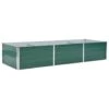 VidaXL Plantenbak Verhoogd 240x80x45 Cm Gegalvaniseerd Staal Groen