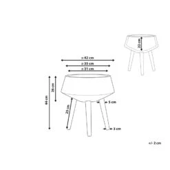 Beliani Plantenbak Voor Buiten WERIA - Grijs Magnesiumoxide 6 Beliani Plantenbak Voor Buiten WERIA - Grijs Magnesiumoxide -Exporteren Tuin & Thuis Decor Winkel 1000040820 0102