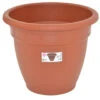 Merkloos Hega Hogar Bloempot - Terracotta - Kunststof - Rond - 35 Cm