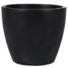 Steege Bloempot - Zwart - Scandinavische Look - Keramiek - 18 X 16 Cm