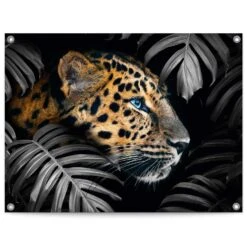 Tuinposter Jungle Luipaard 60x80 Cm Bont