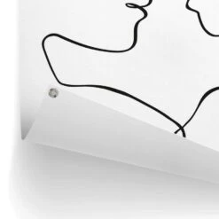 Tuinposter Gezichten 80x60 Cm Zwart-Wit -Exporteren Tuin & Thuis Decor Winkel 1000042893 0102