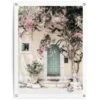 Tuinposter Griekenland 80x60 Cm Beige