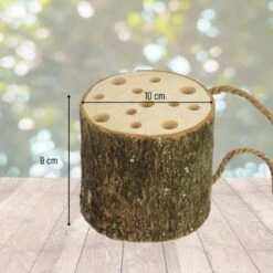 Orange85 Insectenhotel Bijenhotel Boomstam 10x9 Cm Hout -Exporteren Tuin & Thuis Decor Winkel 1000049600 0110