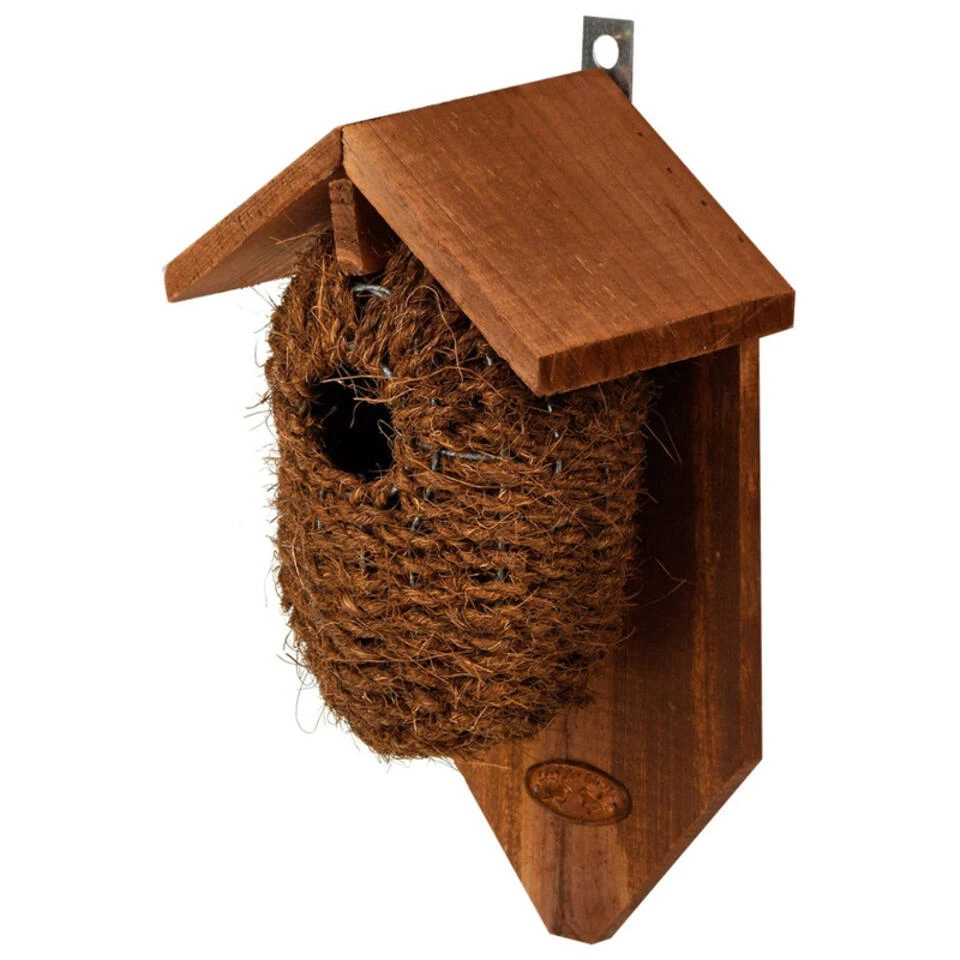 ESSCHERT DESIGN Decoris Vogelhuisje - Kokos - Nestbuidel - 26 Cm 1 ESSCHERT DESIGN Decoris Vogelhuisje - Kokos - Nestbuidel - 26 Cm