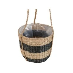 Beliani Bloempot Voor Binnen RUFFE - Beige Zeewier -Exporteren Tuin & Thuis Decor Winkel 1000062262 0103