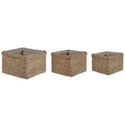 Beliani Bloempot Voor Binnen RIVULINE - Beige Zeewier -Exporteren Tuin & Thuis Decor Winkel 1000062290 0103