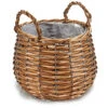IBERGARDEN Plantenbak-mand - Gevlochten Riet - 23 X 23 X 16 Cm