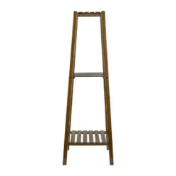 QUVIO Plantenstandaard 3 Laags Hout - Donkerbruin -Exporteren Tuin & Thuis Decor Winkel 1000071724 0103