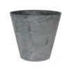 Ter Steege Plantenpot/bloempot - Natuursteen Look - Grijs - D22 X H 20 Cm
