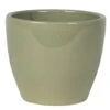 Steege Plantenpot/bloempot - Glanzend - Keramiek - Mosgroen - D13 X H11 Cm