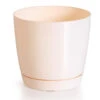 Prosperplast Plantenpot/bloempot - Kunststof - Creme Beige - D24 X H22 Cm