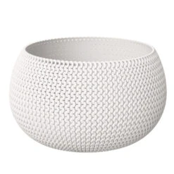 Prosperplast Plantenpot/bloempot - Kunststof - Parel Wit - D30 X H22 Cm