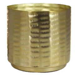 Floran Plantenpot Patras - Goudkleurig - D20 X H20 Cm - Voor Binnen