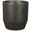 Bela Arte Plantenpot - Keramiek - Mat Antraciet - D21 X H20 Cm