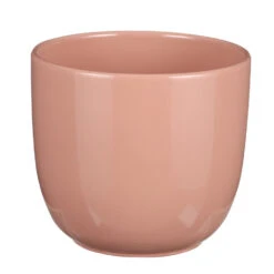 MIca Decorations Planten/bloempot Tusca - Lichtroze - D14.5/H14 Cm