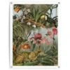 Tuinposter Jungle Flowers 80x60 Cm Groen