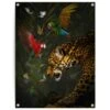 Tuinposter Jungledieren 80x60 Cm Bont