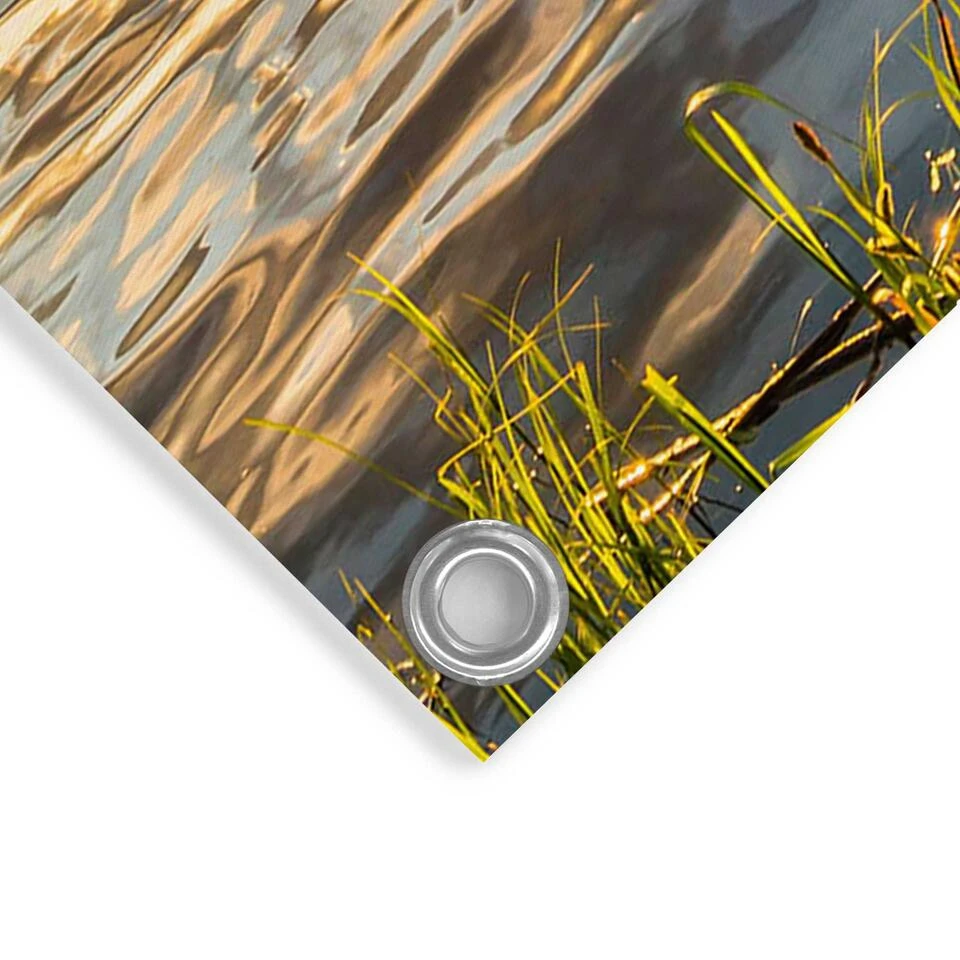 Tuinposter Zonsopgang 60x80 Cm Blauw 4 Tuinposter Zonsopgang 60x80 Cm Blauw - Afbeelding 4