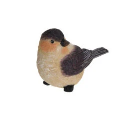 Merkloos Decoratie Tuinbeeld Vogeltje - Mees - Polystone - 12 Cm