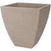 Pro Garden Plantenpot - Tuin - Kunststof - Beige/zand - D40 X H42 Cm
