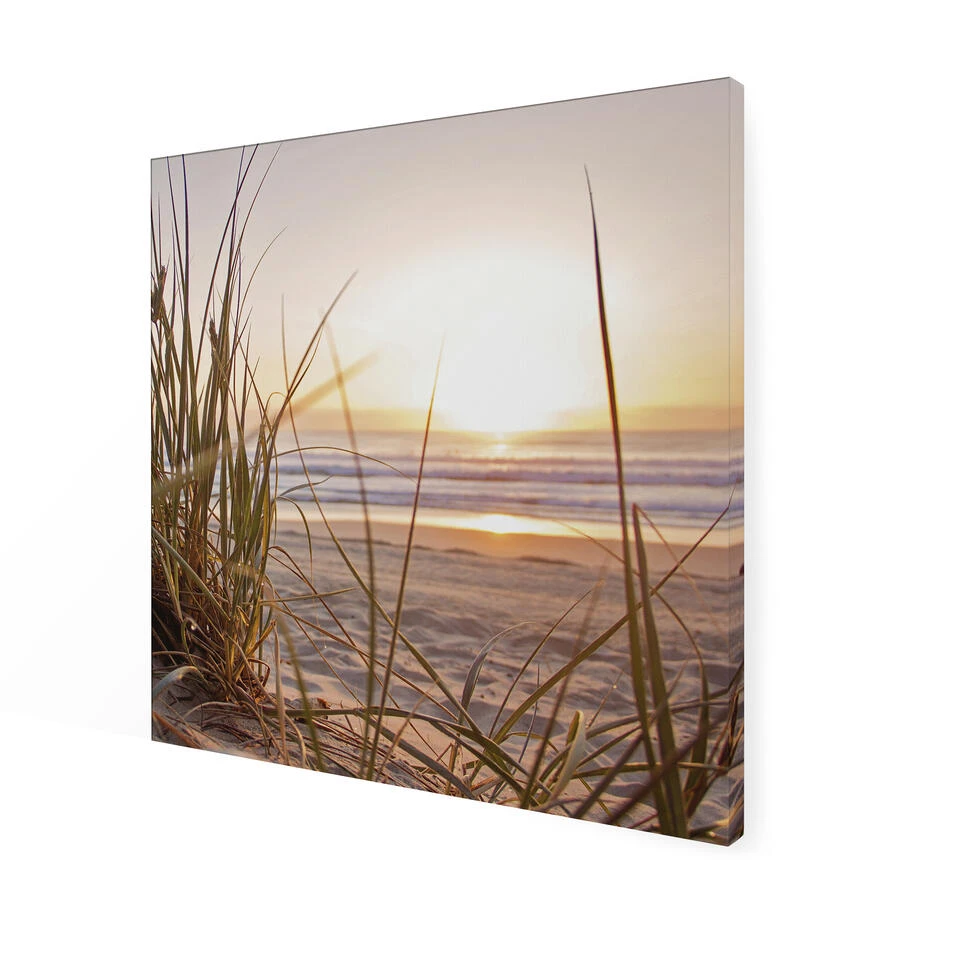 Art For The Home - Buitencanvas - Zonsondergang Duinen - 50x50cm 3 Art For The Home - Buitencanvas - Zonsondergang Duinen - 50x50cm - Afbeelding 3