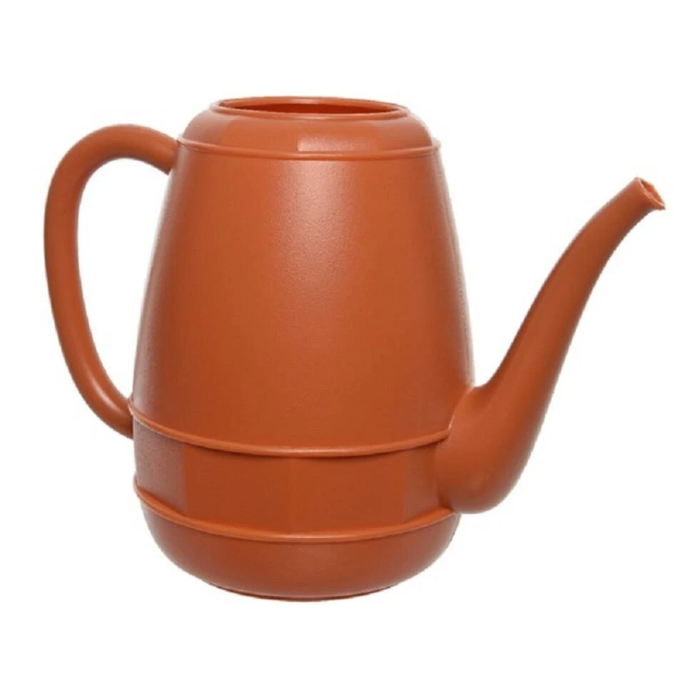 Decoris Gieter - 1,8 Liter - Terra Bruin - Kunststof 1 Decoris Gieter - 1,8 Liter - Terra Bruin - Kunststof
