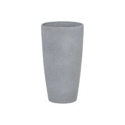 Beliani Plantenbak Voor Buiten ABDERA - Grijs Stenenmix
