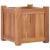 VidaXL Plantenbak Verhoogd 30x30x30 Cm Massief Teakhout
