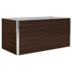 VidaXL Plantenbak Verhoogd 160x80x77 Cm Gegalvaniseerd Staal Bruin -Exporteren Tuin & Thuis Decor Winkel 18e0f4a5f5a24ffb8ed87d1217748b23