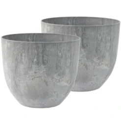 Ter Steege Plantenpot - Betongrijs - Kunststof - 33 X 29 Cm -Exporteren Tuin & Thuis Decor Winkel 2df5d479b0964b17b40088ba85c71c12