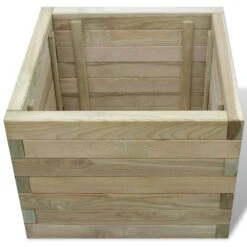 VidaXL Plantenbak Verhoogd Vierkant 50x50x40 Cm Hout -Exporteren Tuin & Thuis Decor Winkel 2e574f2996a34b31953b28c51b506dce