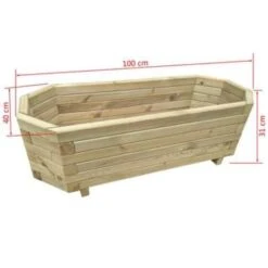 VidaXL Plantenbak Verhoogd 100x40x31 Cm Geïmpregneerd Grenenhout -Exporteren Tuin & Thuis Decor Winkel 30aef6e4dd7b4a58814386306c7ae99c