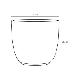 Mica Decorations Tusca Bloempot - H28,5 X Ø31 Cm - Groen -Exporteren Tuin & Thuis Decor Winkel 3b6d86d433fc4abe8a192f1060dc75cb