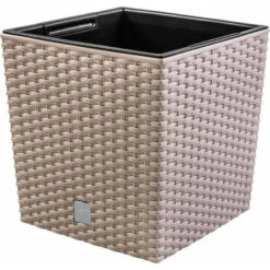 Prosperplast Plantenbak Rato - Taupe - Rotan - Kunststof - 32 Cm -Exporteren Tuin & Thuis Decor Winkel 5b6a42dfcb5b40f68e64bc32fcf1dc92