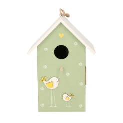 Boltze Vogelhuisje - Groen Met Wit Dak - Hout Nestkastje - 22 Cm -Exporteren Tuin & Thuis Decor Winkel 6541a55765bb4c7ebe1d07c067c1ae99