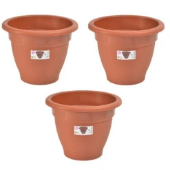 Hega Hogar Plantenpot/bloempot - Kunststof - Terra Cotta - D30 X H23 Cm -Exporteren Tuin & Thuis Decor Winkel 76f1a418fb284882bebfebe91f62055c
